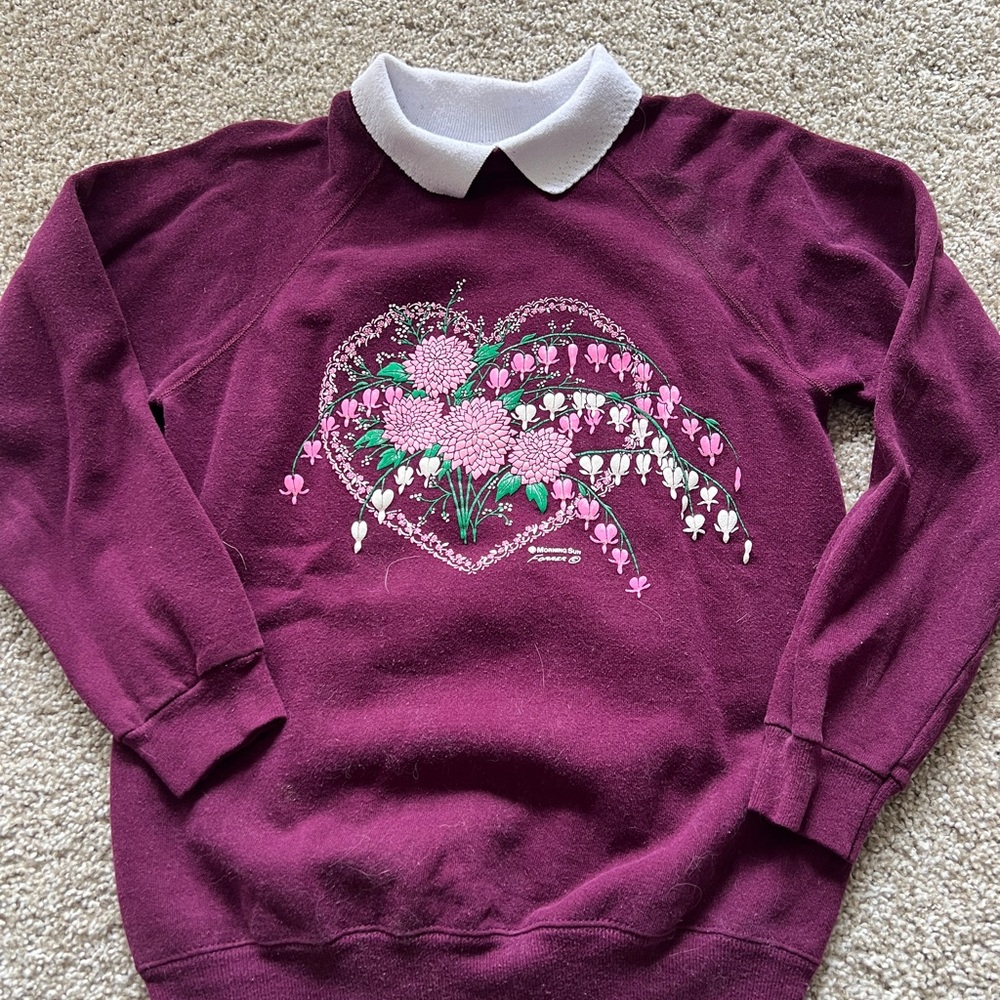 Vintage collared sweater